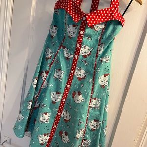 Sourpuss Kitten Holiday Dress